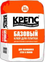 КРЕПС Клей для плитки Базовый (25кг)