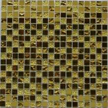 Mirror gold Мозаика стеклянная Mirror gold 15х15х4