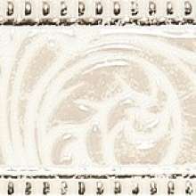 Fiora white Бордюр 01 7,5x25