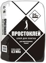 КРЕПС Клей для плитки Простоклей (25кг)