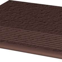 Natural Brown Duro Ступень простая структ 30х30х1,1