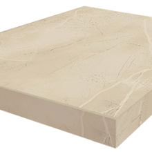 620070000944 Ступень угловая левая Capri bianco SCAL.45 ANG.SX 33х45