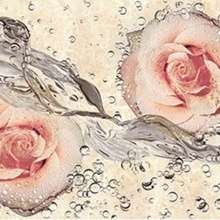 Museum Ivory Dec Wetfloral Панно (из 2-х плиток) 40x60