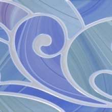 Arabeski blue decor 01 25х60
