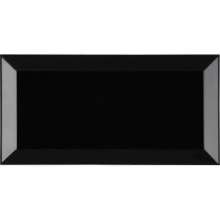 Biselado Negro Brillo 7.5x15