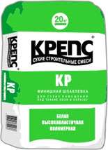 КРЕПС Шпаклевка КР для сухих помещений (20кг)