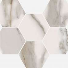 Мозаика Charme Evo Floor Project Calacatta Mosaico Hexagon