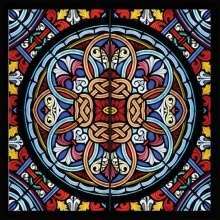 Бордюр для стен Glass multi border 01 5х5