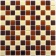 Toffee mix Мозаика стеклянная Toffee mix 25х25х4