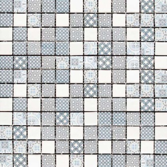 Стеклянная мозаика Graphic Baltimore Mix 31.6x31.6   &ndash; Mosavit