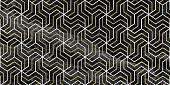 Crystal Fractal Декор чёрный 30х60