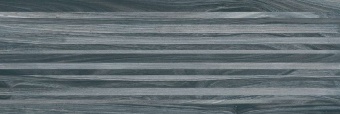 Zen Плитка настенная полоски чёрный 60034 20х60