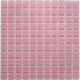 Pink glass Мозаика стеклянная Pink glass 25х25х4
