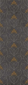 Декор для стен Silvia black decor 02 30х90