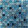 Satin Blue Мозаика стеклянная Satin Blue 23х23х8
