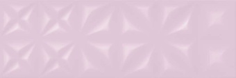 Lila Плитка настенная  рельеф розовый (LLU072D) 25x75