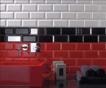 Biselado Fuego Brillo 10x20 Dar Ceramics
