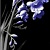 Spring czarny 2 centro Декор 25х40