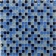 Blue Drops Мозаика стеклянная Blue Drops 15х15х8