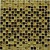 Mirror gold Мозаика стеклянная Mirror gold 15х15х4