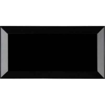 Biselado Negro Brillo 7.5x15
