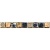 Бордюр Listelo Mosaico Sirico Blue 1.5x30 Cifre Ceramica