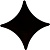 Декор для пола Stella black border 02 11х11