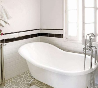 Бордюр Moldura Antigua Negro Brillo 5x20 Dar Ceramics
