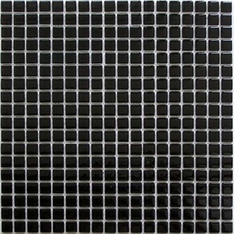 Super black Мозаика стеклянная Super black 15х15х4