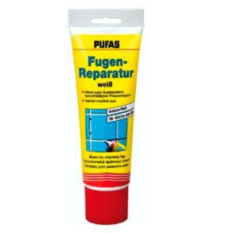 ПУФАС N375 Затирка для ремонта швов белая (0,4кг) Fugenreparatur weiss (немороз)