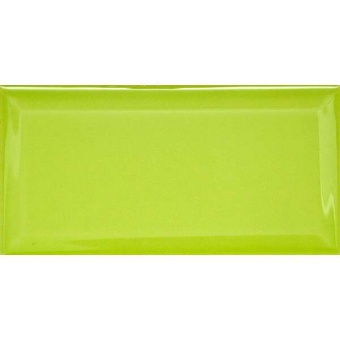 Biselado Pistacho Brillo 10x20 Dar Ceramics