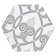 Decor Vodevil White 17,5x17,5 (18 рисунков) - Cifre Ceramica  