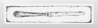 NT\B25\9001 Декор для стен Knife чёрный 8,5x28,5