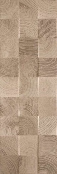 Daikiri Brown Wood Kostki Struktura 25х75