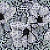 Black&White Декор черный (BW2G231) 20x44
