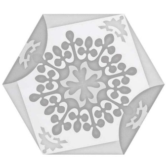 Decor Vodevil White 17,5x17,5 (18 рисунков) - Cifre Ceramica  
