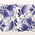 Декор для стен Gzhel decor 01 30х10
