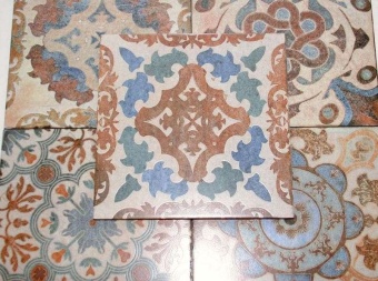 Decor Elba Mix 25x25 (5 рисунков)  (керамогранит)
