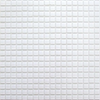 Super white Мозаика стеклянная Super white 15х15х4