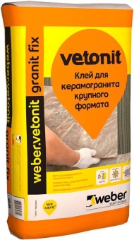 ВЕБЕР.ВЕТОНИТ Гранит Фикс (25кг) Клей для керамогранита