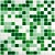 Grass Мозаика стеклянная Grass 20х20х4
