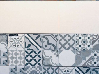 Настенная плитка Moments Gris 20x50 - 3 рисунка Halcon Ceramicas