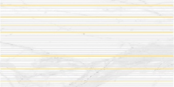 Olimpus Race Декор белый 25х50