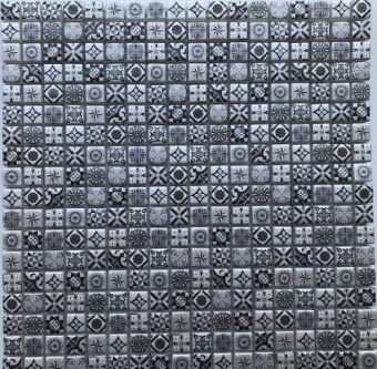Xindi Grey Мозаика стеклянная Xindi Grey 15х15х6