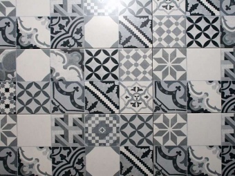 Настенная плитка Moments Gris 20x50 - 3 рисунка Halcon Ceramicas