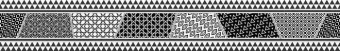 Бордюр для стен Rialto black border 01 7,5х50