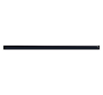 Бордюр MEI 750x30 Universal Glass черный UG1U231