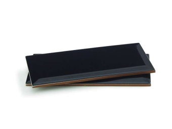 Biselado Negro Brillo (глянцевая) 10x20