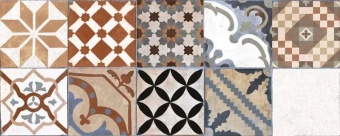 Настенная плитка Moments Mix 20x50 - 3 рисунка Halcon Ceramicas