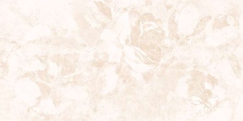 Fresco Плитка настенная декорированная рельеф цветы светло-бежевый  (FRL302D) 29,8x59,8